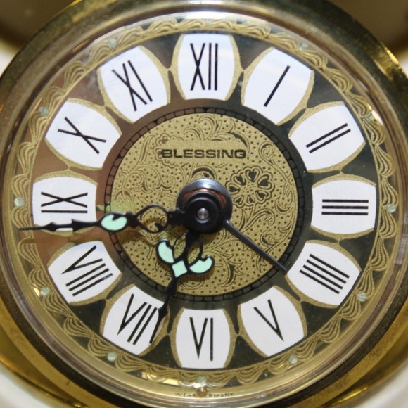 Vintage porcelain Blessings West Germany clock - Picture 5 of 7